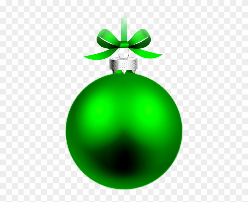 Christmas Ball Decorations 2 Messages Sticker-9 - Green Christmas Ball Png Clipart