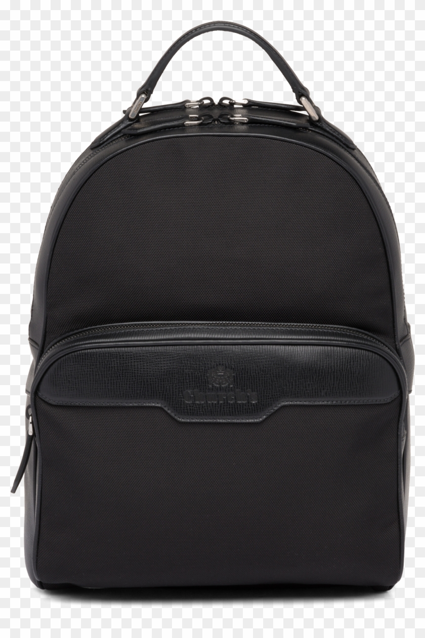 Waterford St James Leather Tech Backpack Black Church's Clipart #1530341