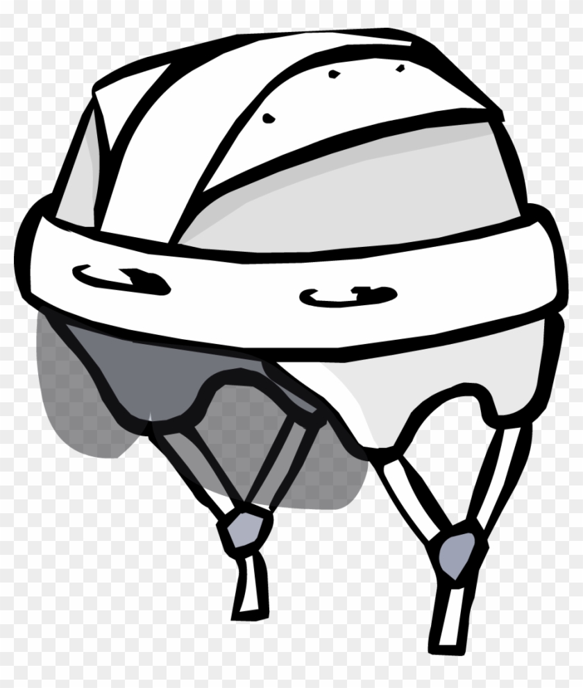 Graphic Royalty Free Library Club Penguin Wiki Fandom - Hockey Helmet Clipart Png Transparent Png #1530912