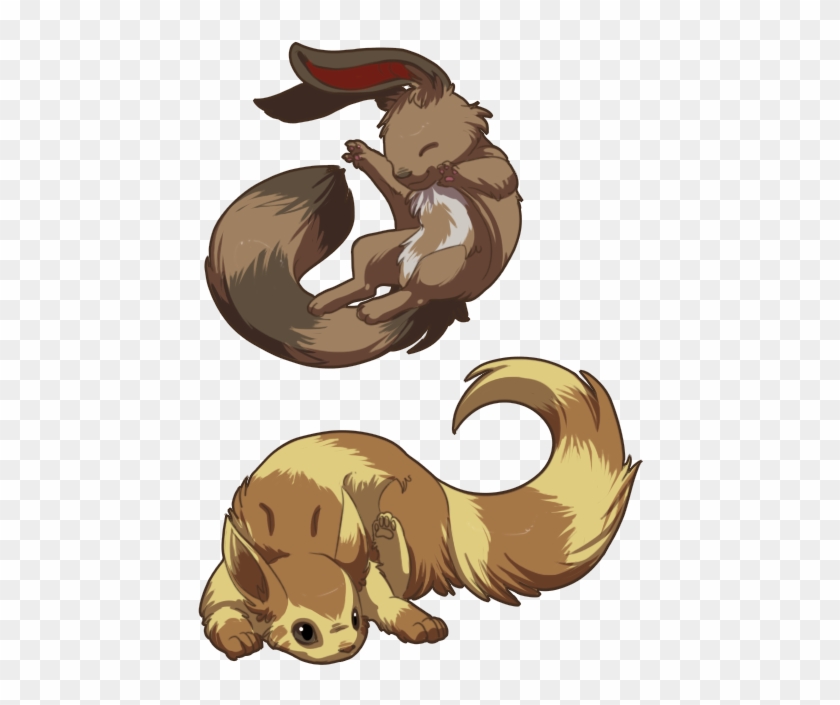 Ferret Clipart Chibi - Anime Cute Ferret Drawing - Png Download