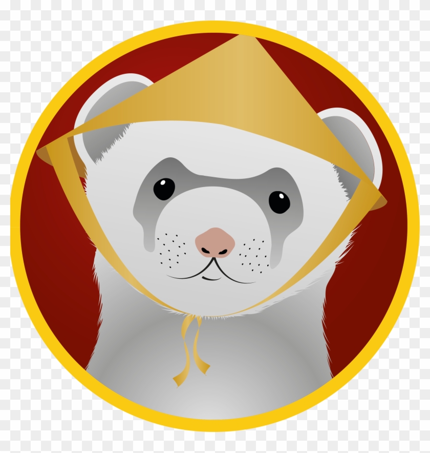 Ferret-badges 3 Vietnamese Food Ferret - Vietnamese Ferret Clipart #1531233