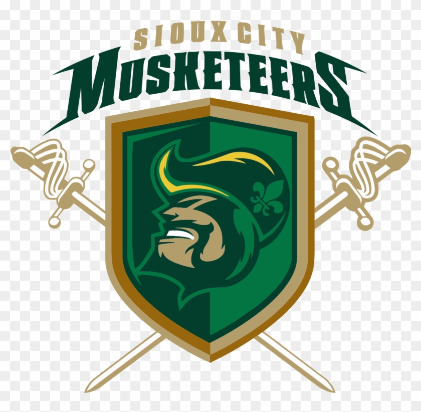 Sioux - Sioux City Musketeers Logo Clipart #1531553
