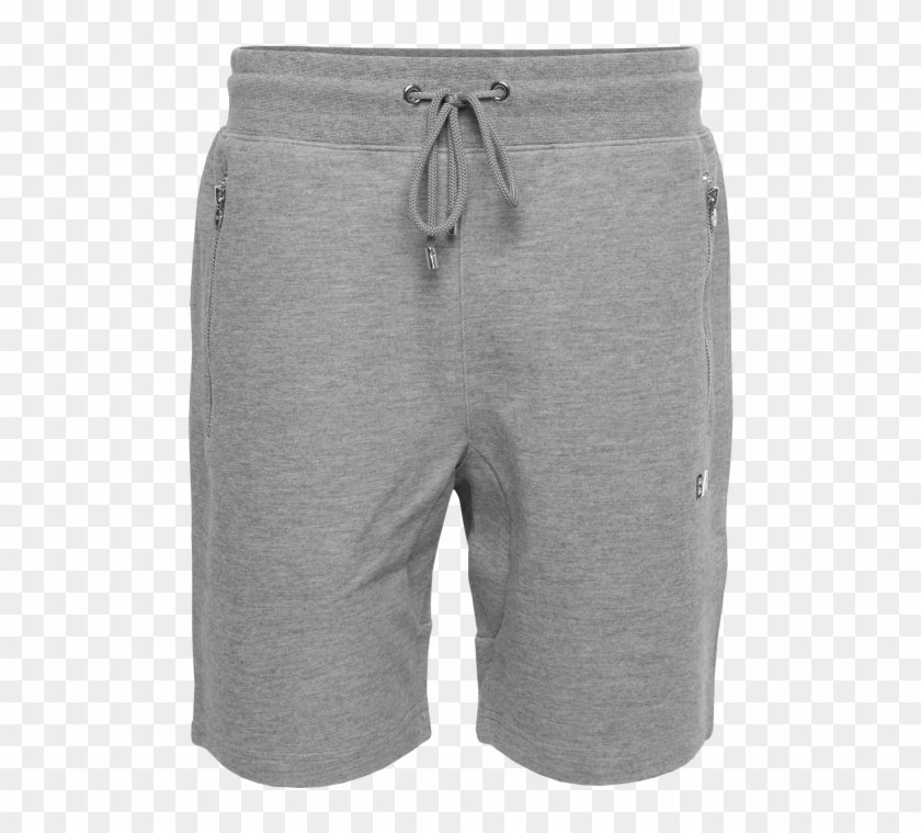 Q-series Sweat Shorts Renewed Grey Front - Shorts Clipart