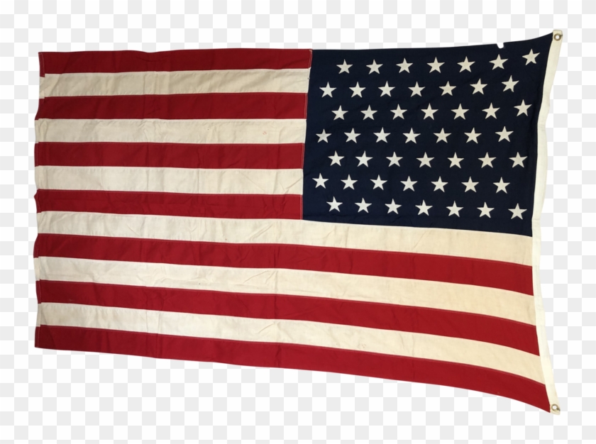 49 Star Flag, Vintage Annin Defiance American Flag - Flag Of The United States Clipart
