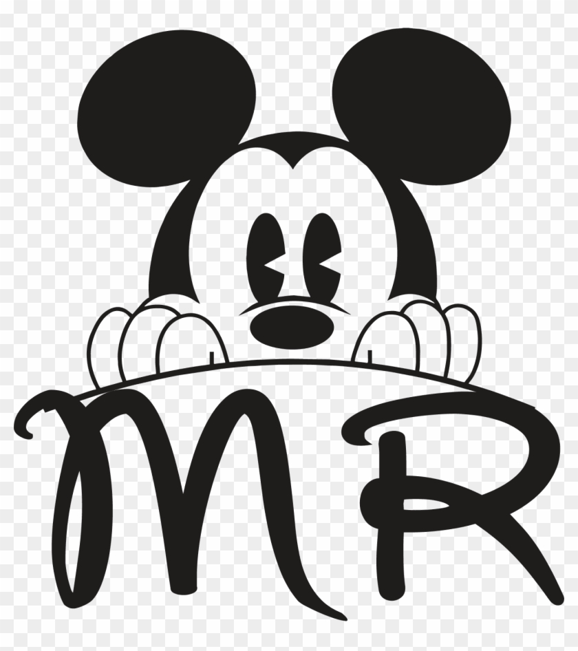 Clipart Library Library Mickey Drawing Rapunzel Coloring - Mickey Y Minnie Vector - Png Download #1532012