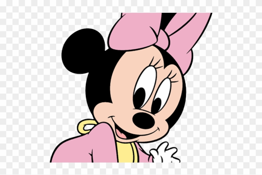 Easy Baby Minnie Mouse Drawing Clipart #1532155