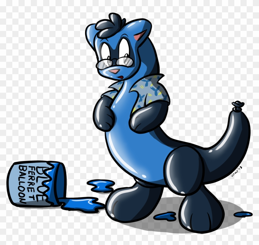 Big Version - Blue Ferret Clipart #1532254