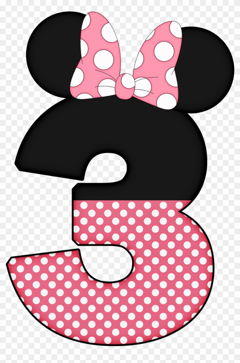 Minnie Mouse Birthday Clipart - Minnie Mouse 3 Png Transparent Png #1532346