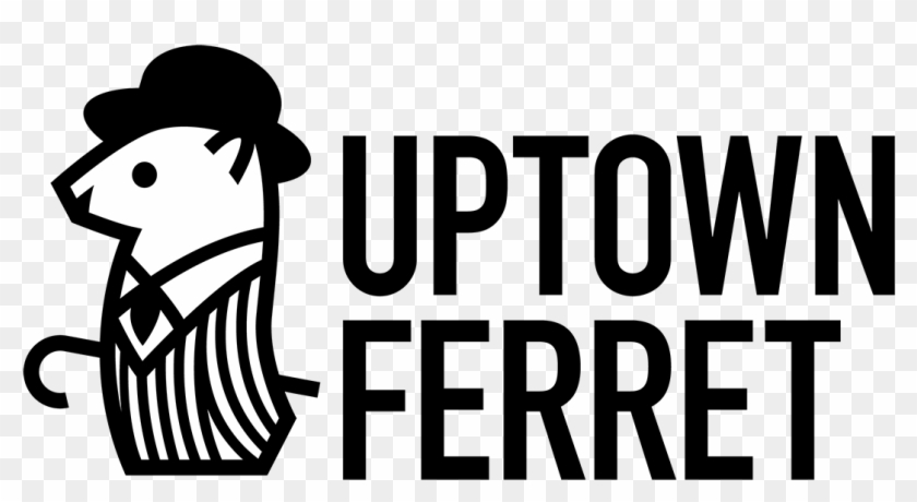 Uptown Ferret - Cartoon Clipart