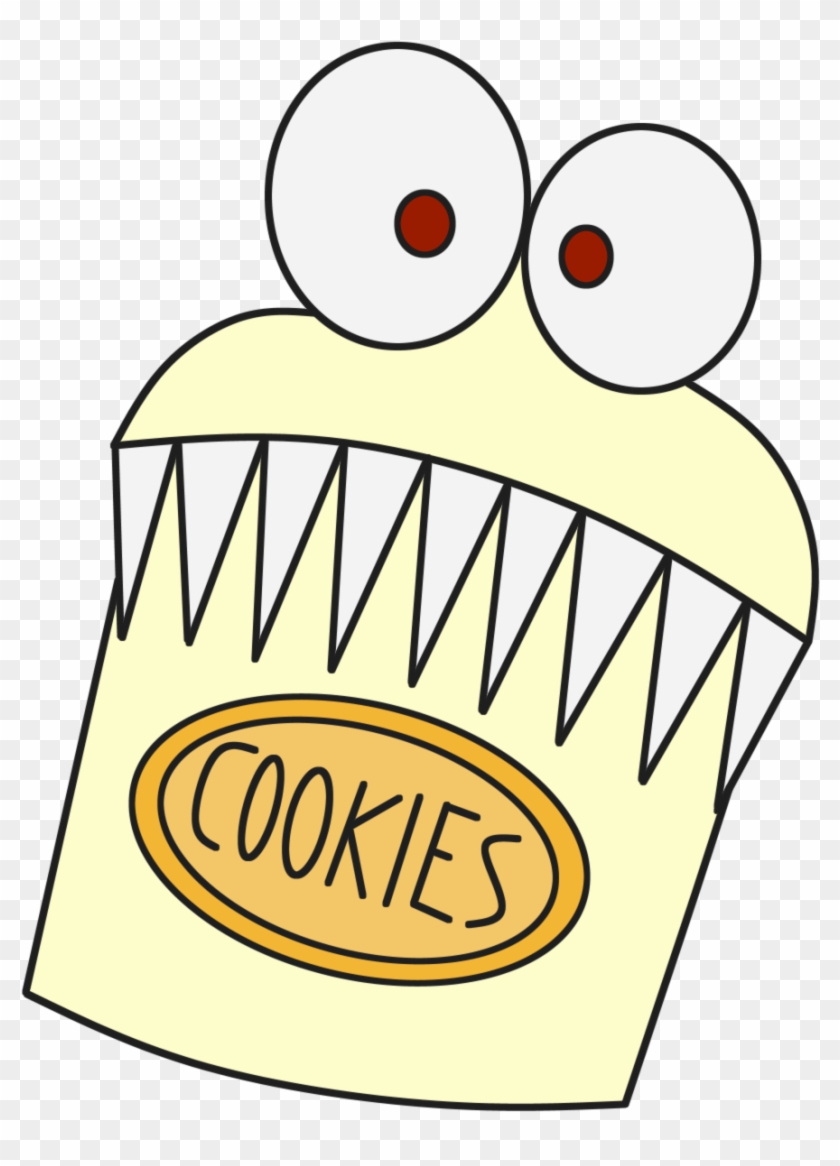 The Creepy Cookie Jar, Sitting In Your Kitchen, If - Cartoon Clipart