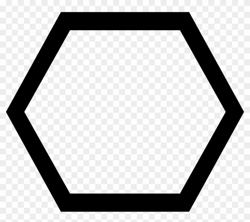 Polygon Png - Hexagon Clipart Black And White Transparent Png