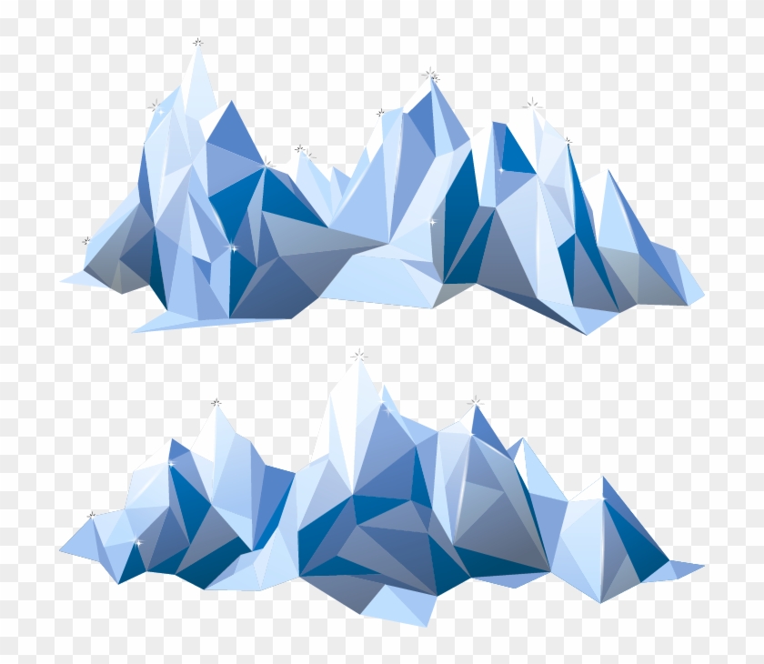 Can I Change The - Origami Mountain Range Clipart #1533576