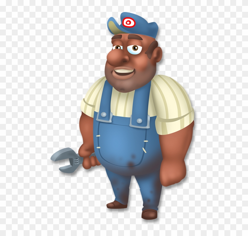 Mechanic Png With Transparent Background - Hay Day Town Visitors Clipart #1533608