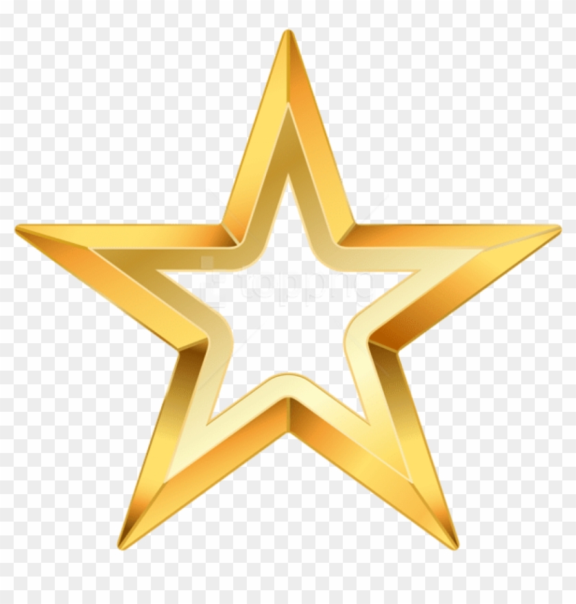 Free Png Download Gold Star Clipart Png Photo Png Images - Transparent Star Clip Art #1533769