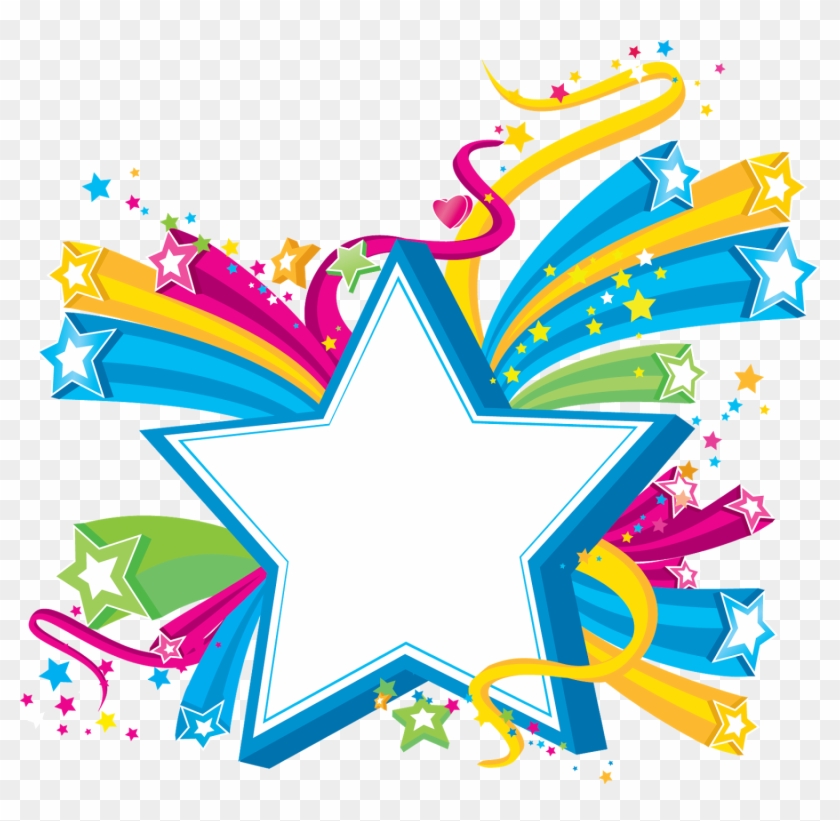 Archivo De Álbumes - Clipart Colorful Stars - Png Download