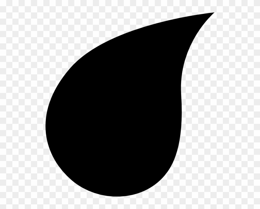 546 X 595 27 - Black Tear Drop Vector Clipart #1534006