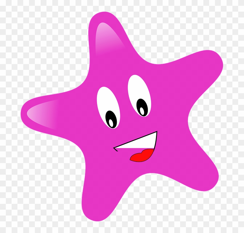Star Face Cliparts - Smiley Stars Clipart - Png Download #1534169