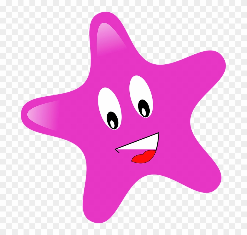 Star Face Cliparts - Smiley Stars Clipart - Png Download