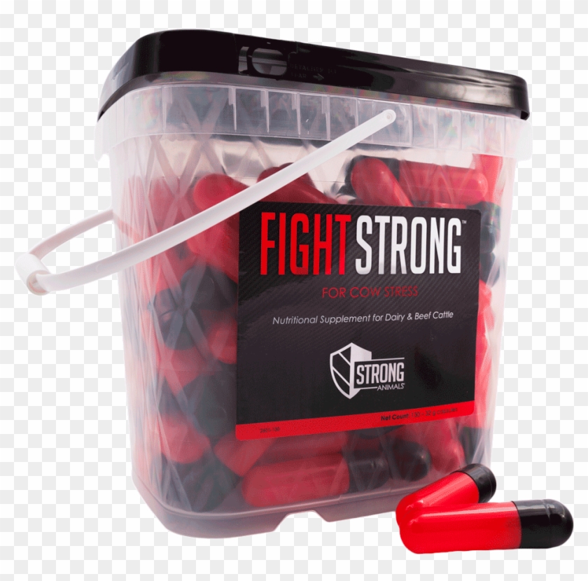 Fight Strong For Cow Stress 130 Capsules - Berry Clipart #1534525