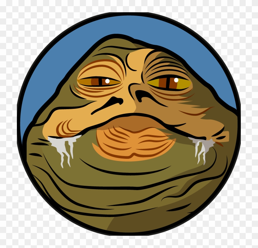 Jabba The Hutt - Jabba The Hutt Head Transparent Clipart #1534585