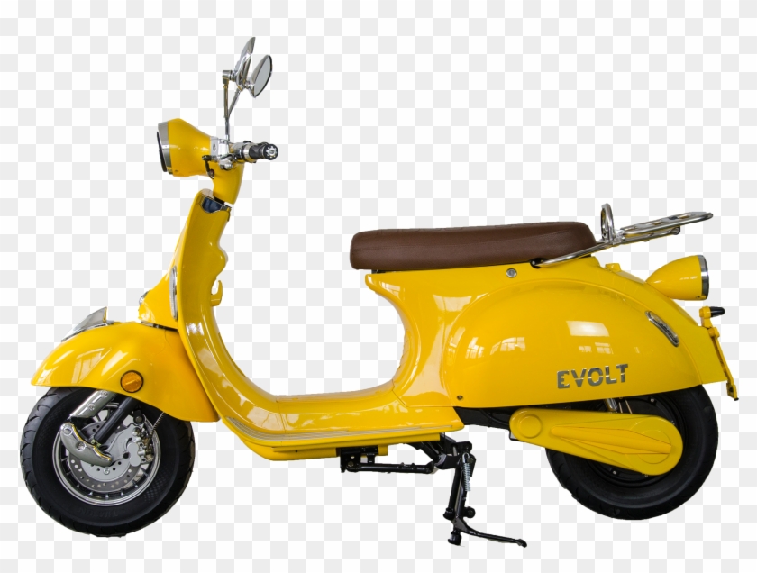 Evolt Moped Electric Bumblebee - Scooter Clipart