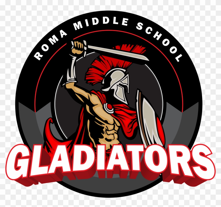 Roma Middle School - Spartacus Clipart