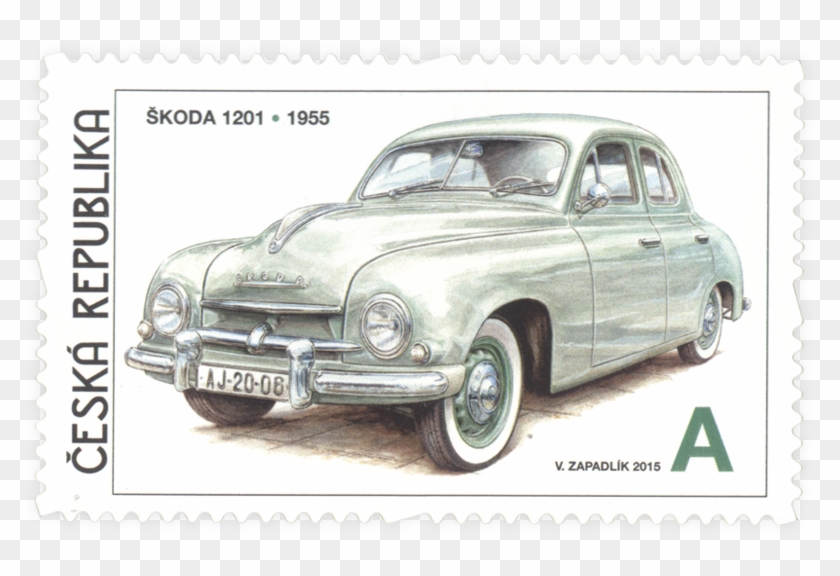 Škoda Cars On Postage Stamps - Georgetown Clipart