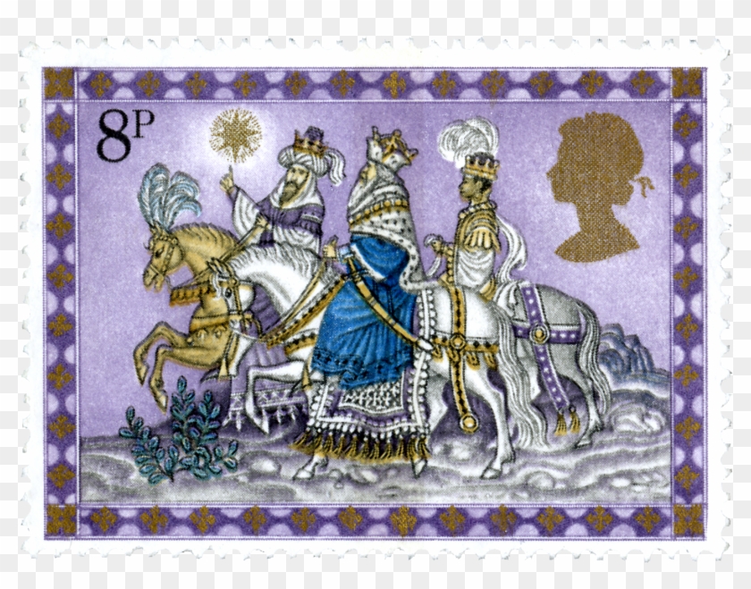 Royal Mail Celebrates 50 Years Of Christmas Stamps - Timbre Postal Reyes Magos Clipart #1535970