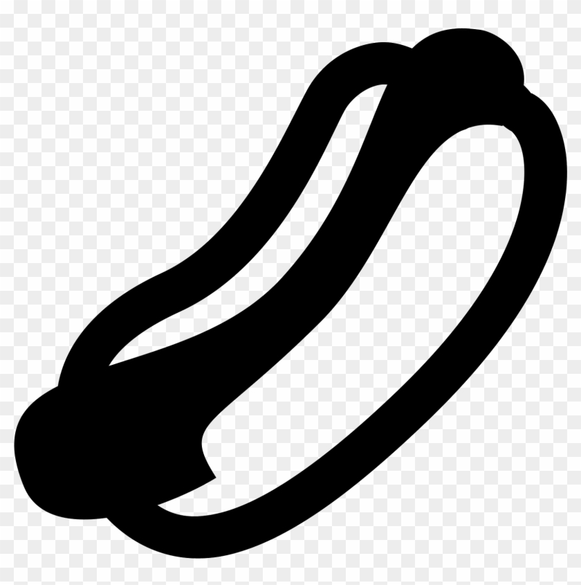 Picture Black And White Library Hot Dog Icon Free Download - Hot Dog Icon Png Clipart #1536518