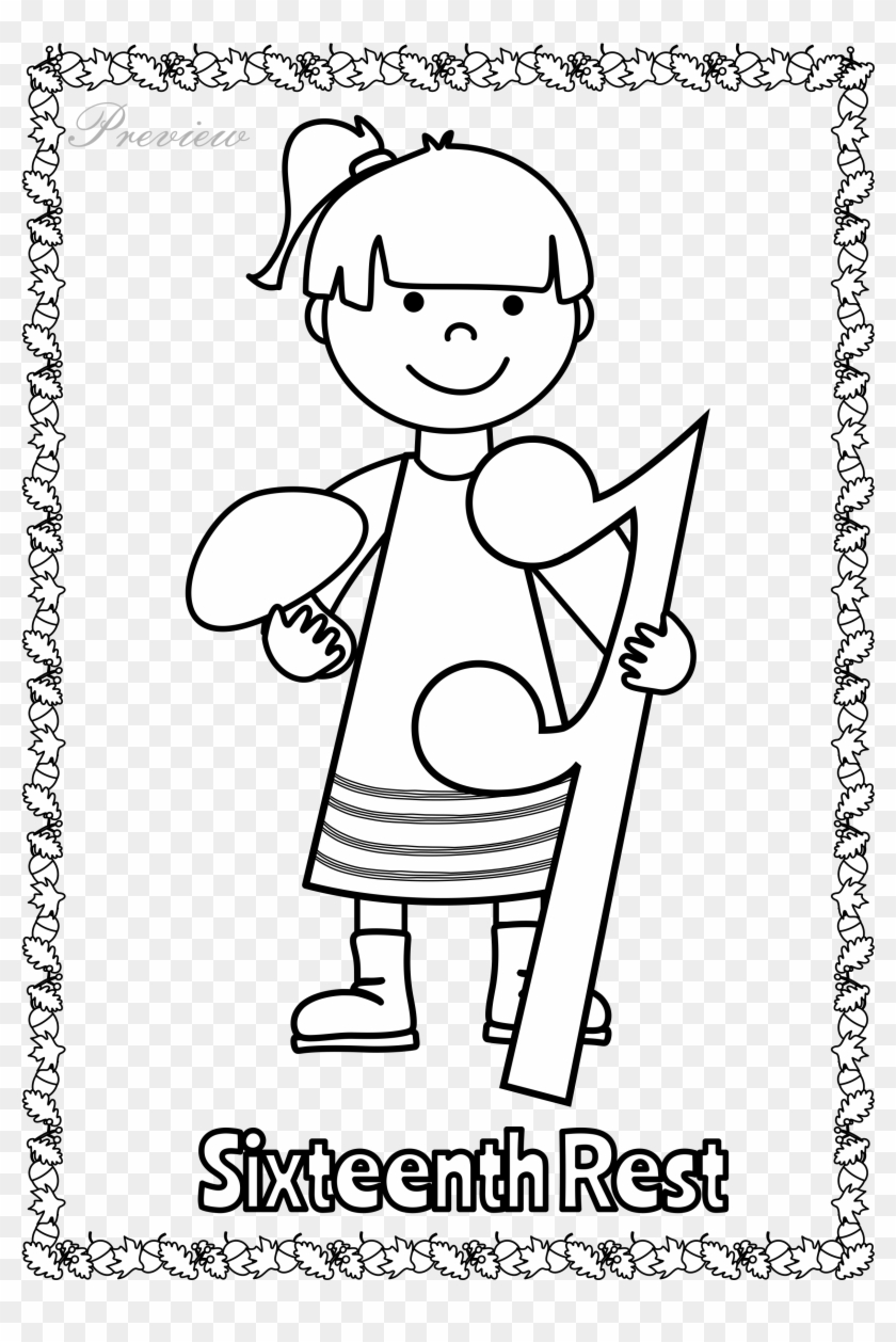 Fall Musical Posters For Coloring Music Symbols Music - Fall Musical Posters For Coloring Clipart #1536572