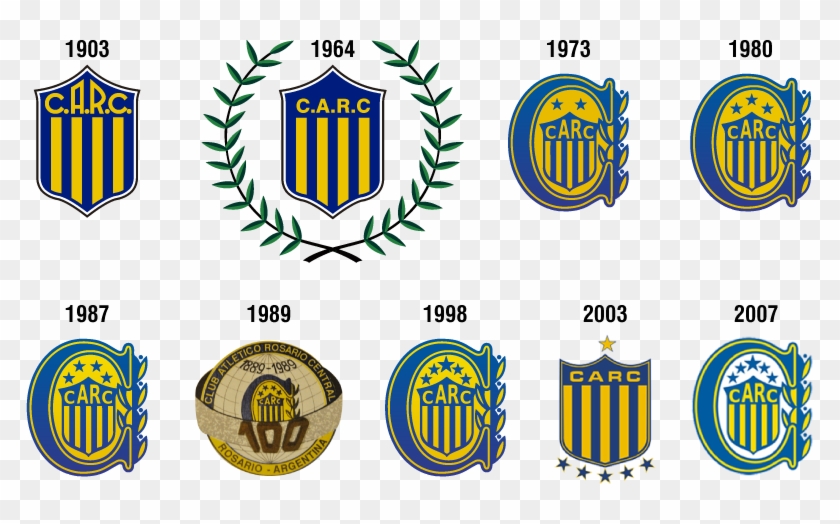 Escudos - Escudos De Rosario Central Clipart