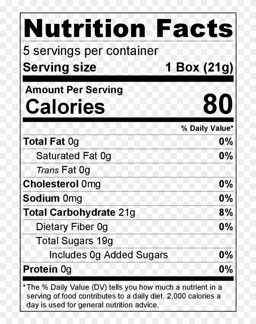 Tropicana Nutrition Facts Label , Png Download - Regular Cottage Cheese Nutrition Label Clipart