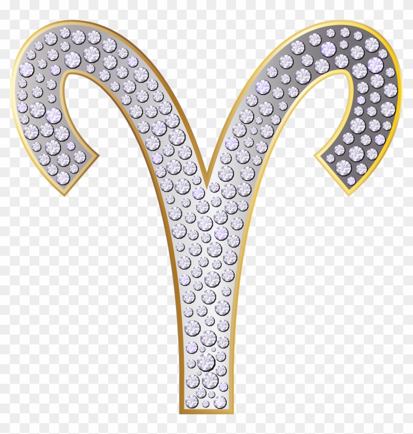 Aries Zodiac Sign Silver Png Clip Art Image - Aries Transparent Png