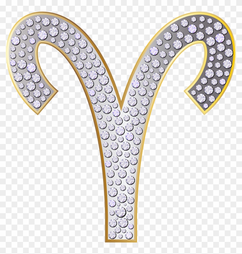 Aries Zodiac Sign Silver Png Clip Art Image - Aries Transparent Png #1536962