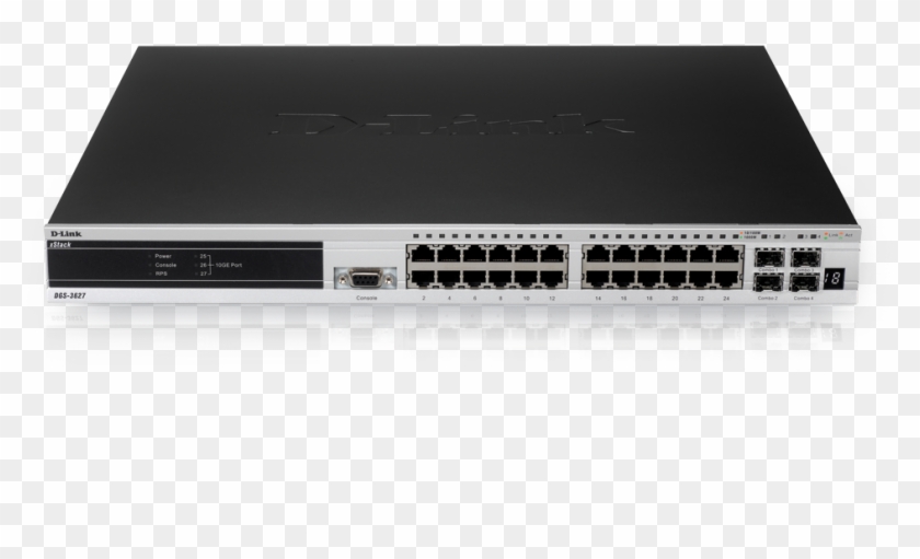 Dgs 3627g 24 Port Xstack L3 Sfp Stackable Managed Switch - D Link Clipart #1537174