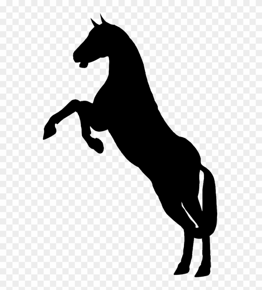Silueta De Caballo - Clip Art Horse Silhouette - Png Download