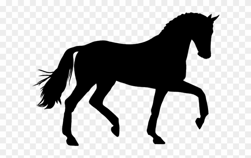 Horse Silhouette Caballos Dibujos - Transparent Background Horse Clipart - Png Download #1537603