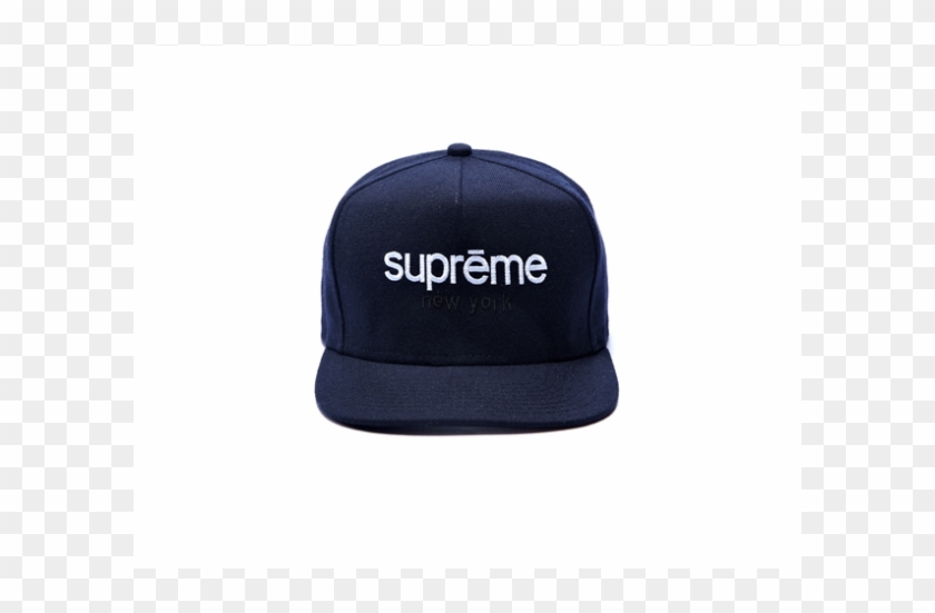 Supreme Hats By Supreme New York Snapback Hat Navy - Baseball Cap Clipart #1537633