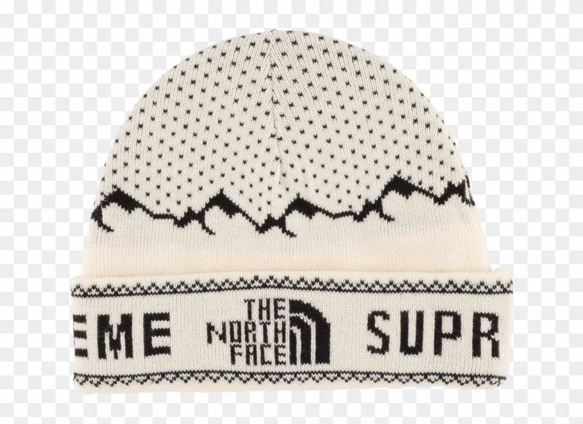 supreme x tnf beanie