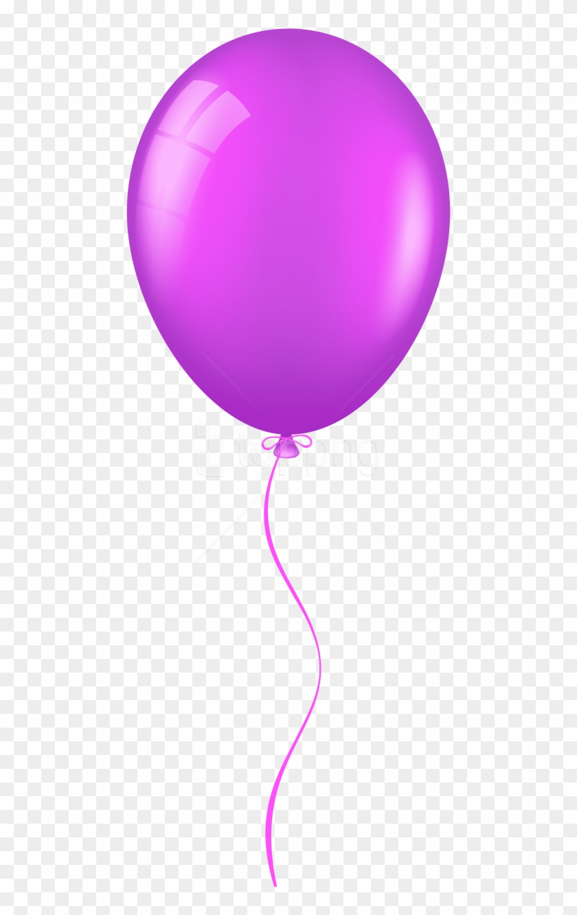 Free Png Download Purple Balloon Clipart Png Photo - Transparent Background Purple Balloon Clipart #1538114