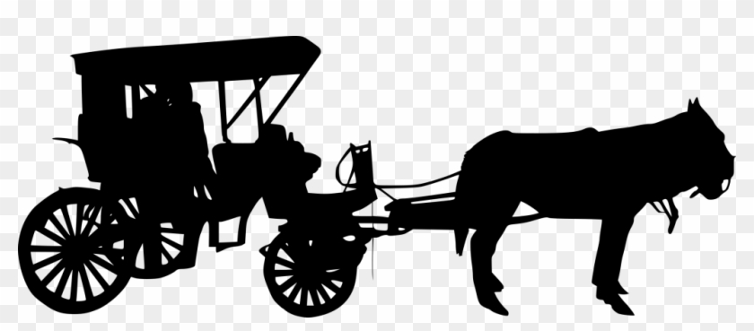 Png File Size - Carriage Silhouette Png Clipart