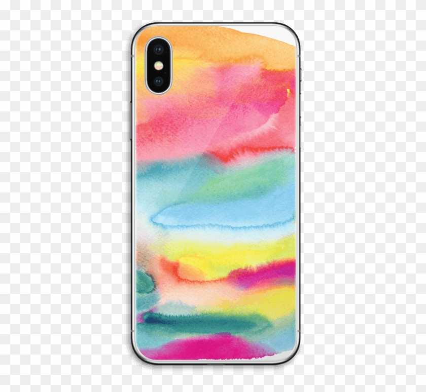 Color Explosion Skin Iphone X - Watercolor Paint Clipart #1538172