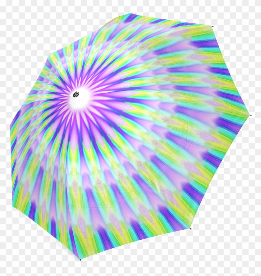 Colour Explosion Foldable Umbrella - Umbrella Clipart #1538387