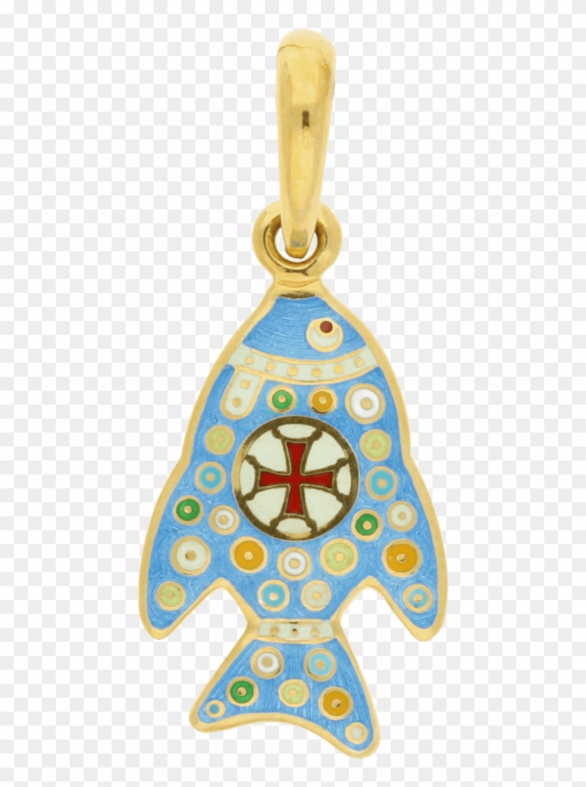 Christian Russian Orthodox Silver Enamaled Pendant - Locket Clipart #1539430