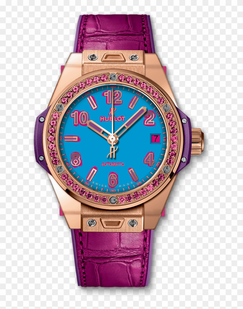 Big Bang One Click Pop Art King Gold Rose - Hublot Pop Art Watch Clipart