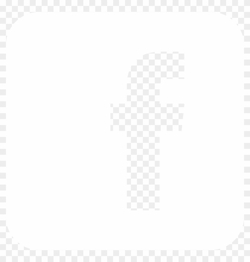 Facebook Logo White - Cross Clipart #1539953