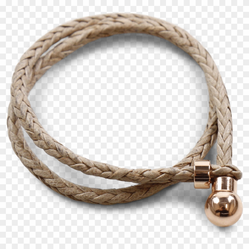 Bracelets Caro 2 Woven Rope Accessory Rose Gold - Bracelet Clipart #1540139