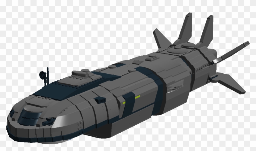 Nexus Starship, A Lego Digital Designer Recreation - Scale Model Clipart #1540140