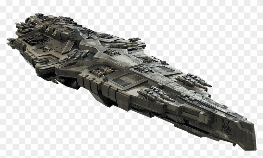 In The Sci Fi Game Dreadnought, You Take The Helm Of - Sci Fi Capital Ship Clipart #1540272