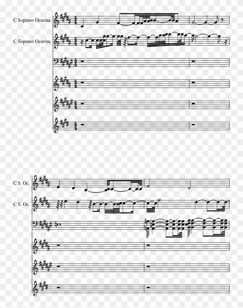 Breath Of Fire Iv - La Cucaracha Sheet Music Flute Clipart